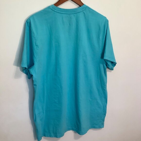 Born Fly Men’s T-Shirt XL Light Blue 100% Cotton Fly Heritage Graphic Tee - Picture 9 of 10